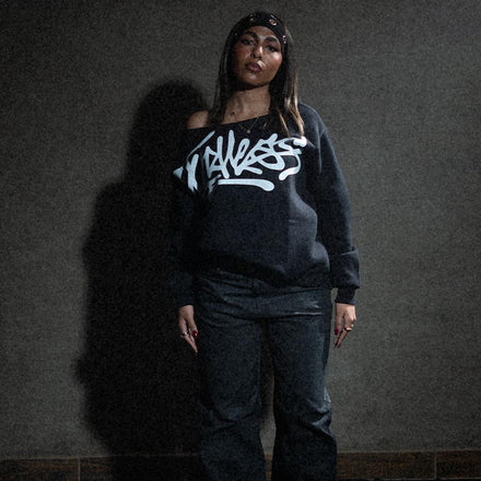 Black Endless Off-Shoulder