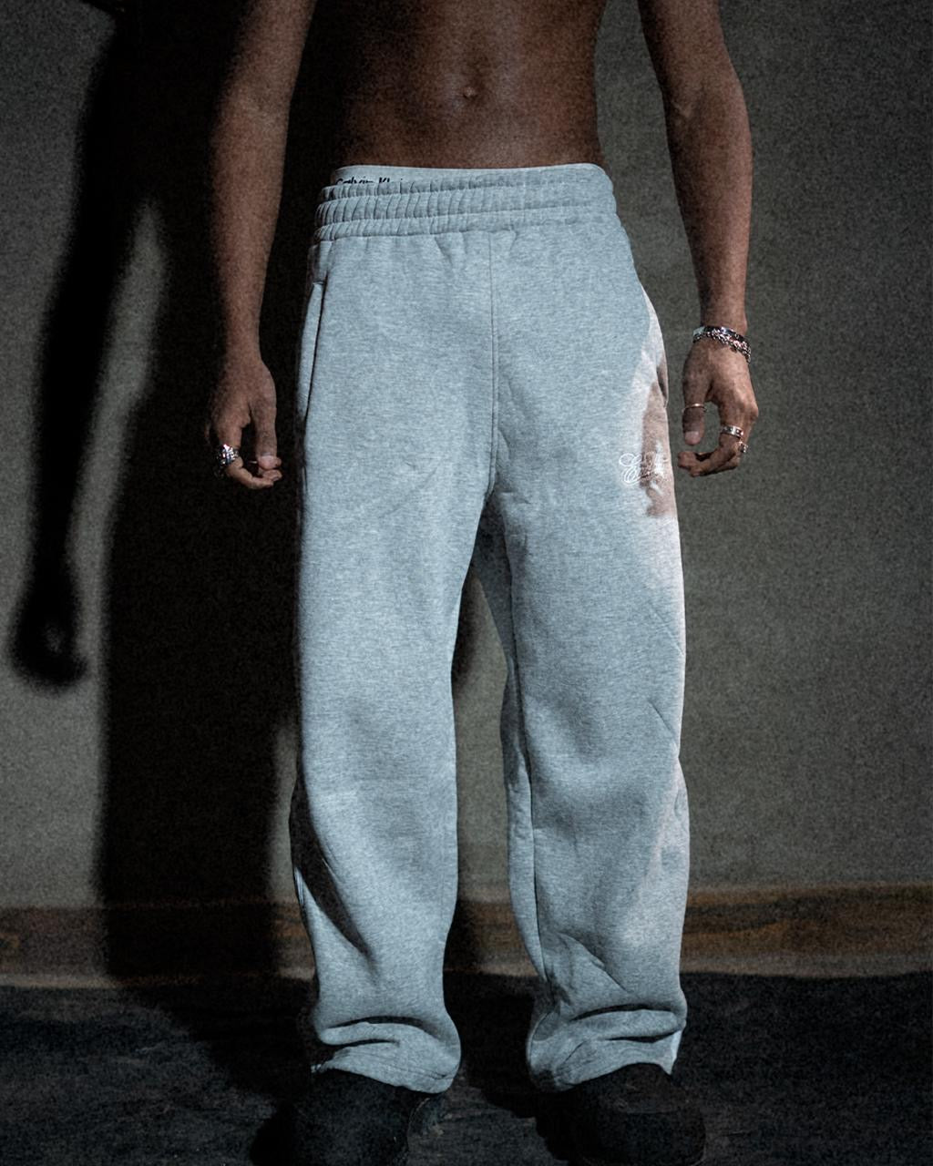 Strip Light Grey pants