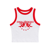 Red in White Tank top
